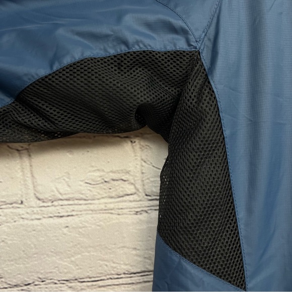 Marmot Lightweight Fleece-Lined Full Zip Windbreaker Jacket Blue Sz L - Picture 4 of 13